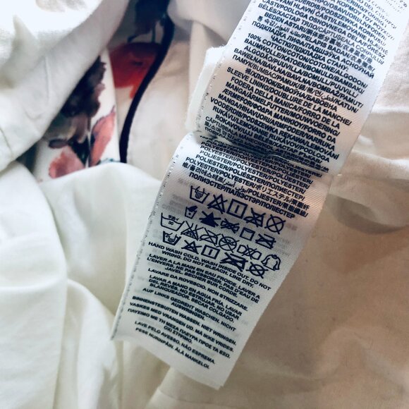 *NWT* [WOMEN L] GUESS ORSOLA Floral Faux Leather Moto Biker Bomber Jacket Coat - Picture 6 of 7